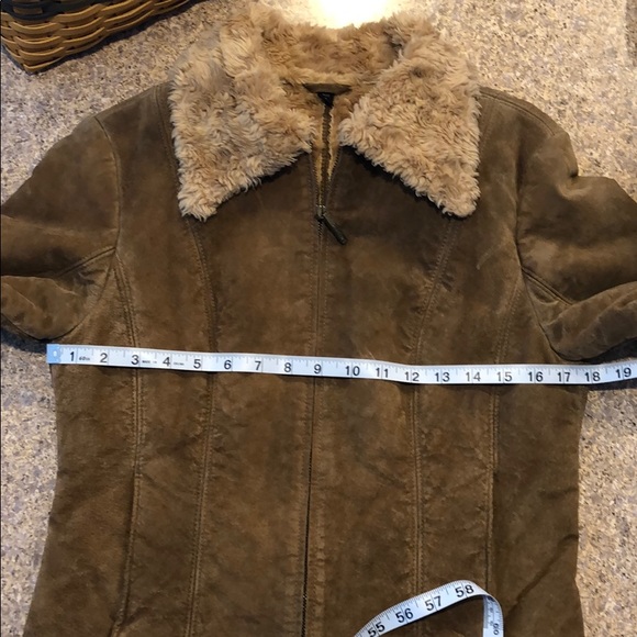 Black Rivet Brown and Tan Suede Jacket M - Picture 2 of 16